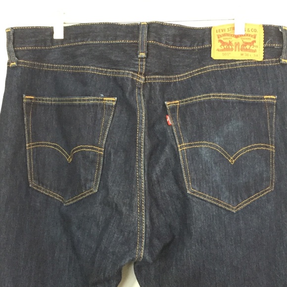 Levi's 501xx ButtonFly Dark wash Blue Jeans - Picture 12 of 12